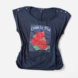 Minette 'Como La Flor' Embellished T-Shirt